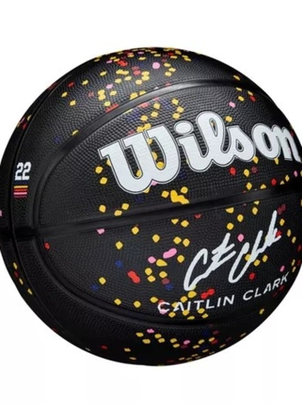 Wilson Black Confetti Caitlin Clark Basketball